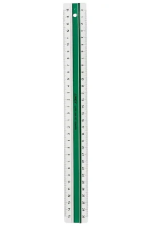 Direct Verzonden Linex Liniaal - 30 cm - Groen