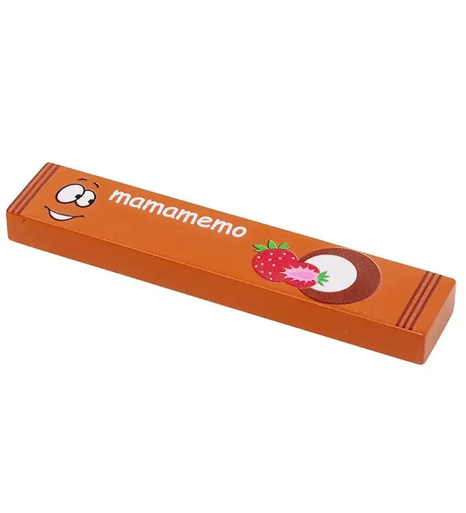 MaMaMeMo Speelgoedeten - Hout - Fruitreep m. Aarbeien Seizoensaanbieding