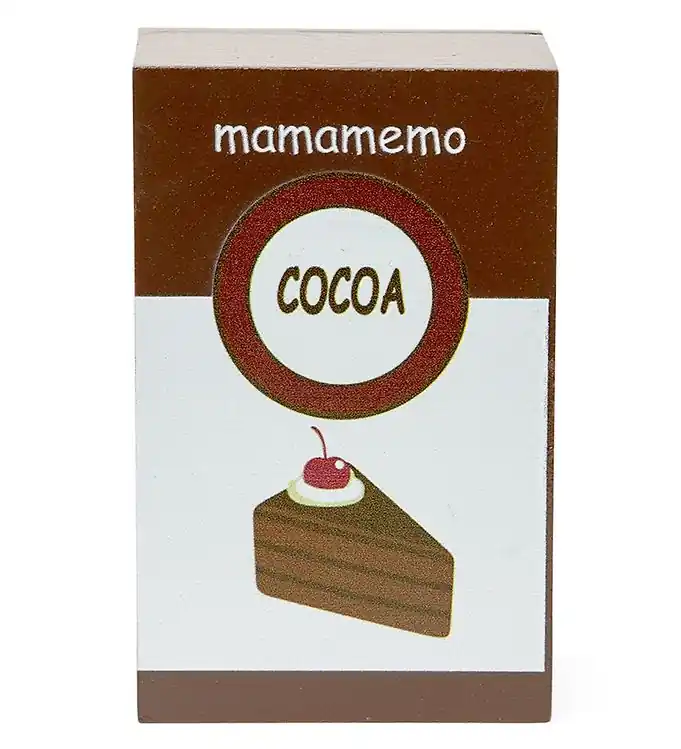 MaMaMeMo Speelgoedeten - Hout - Cacao Flitsaanbieding