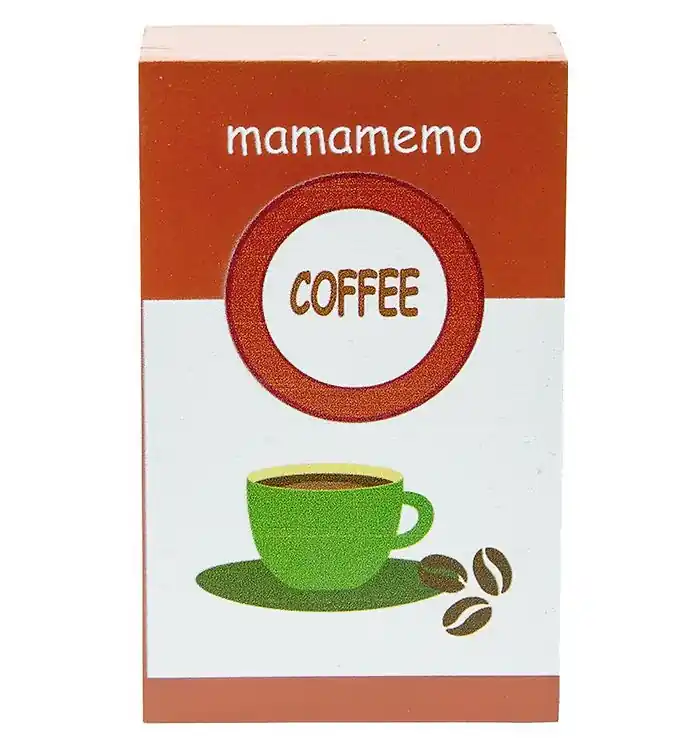 Gratis Retour MaMaMeMo Speelgoedeten - Hout - Koffiebonen