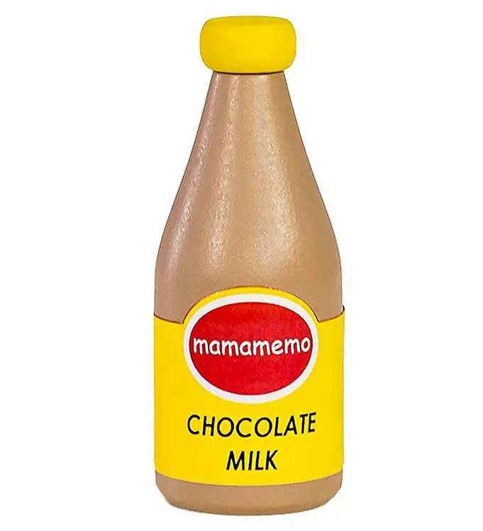 MaMaMeMo Speelgoedeten - Hout - Chocolademelk - Fles Must-Have