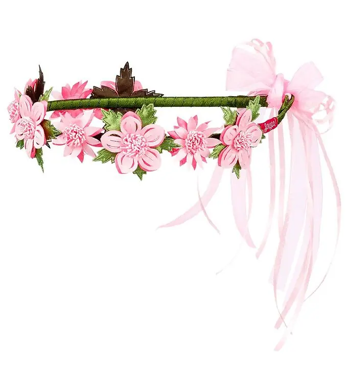 Souza Kostuum - Haarband m. Bloemen - Nila - Roze Alleen Vandaag