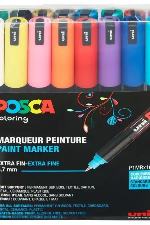 Alleen Vandaag Posca Markers - PC-1MR - 16 st. - Multicolour Standaard/Metallic