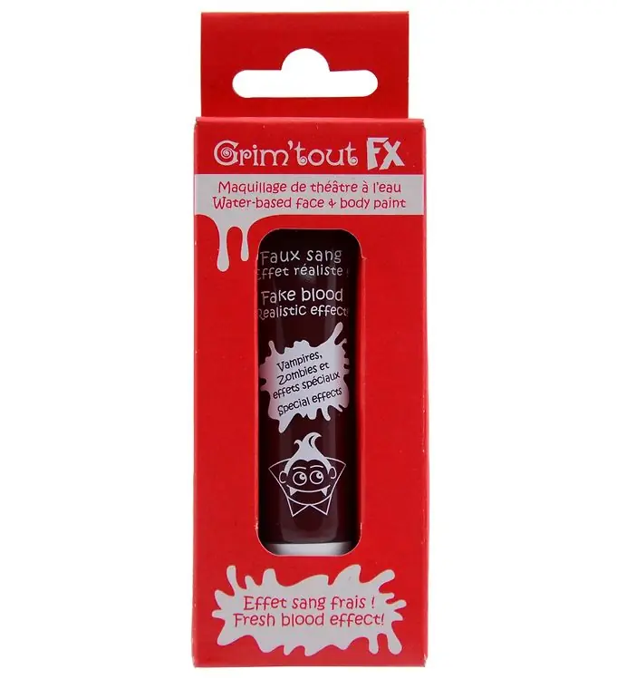 Grim Tout Schmink - 15 ml - Rood Theaterbloed Actieprijs