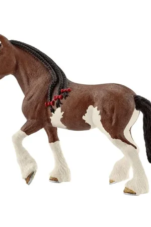 Beperkte Voorraad Schleich Dieren - 16,1 x 12 cm - Clydesdale Hoppe 13809