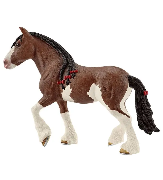 Beperkte Voorraad Schleich Dieren - 16,1 x 12 cm - Clydesdale Hoppe 13809
