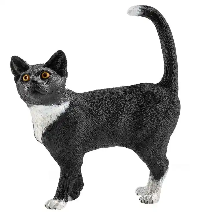 Schleich Dier - Zwarte kat - H: 6 cm 13770 Premium