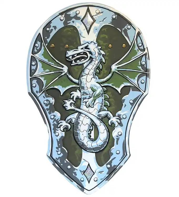 Liontouch Kostuum - Drakenschild - Groen Dagaanbieding