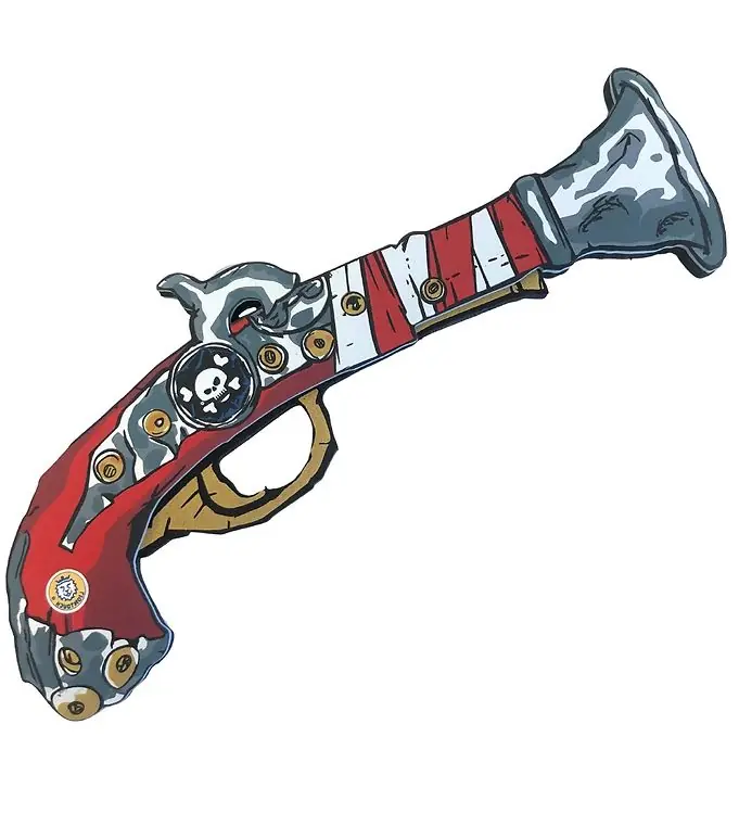 Liontouch Kostuum - Piratengeweer - Rood Strepe Shop Nu