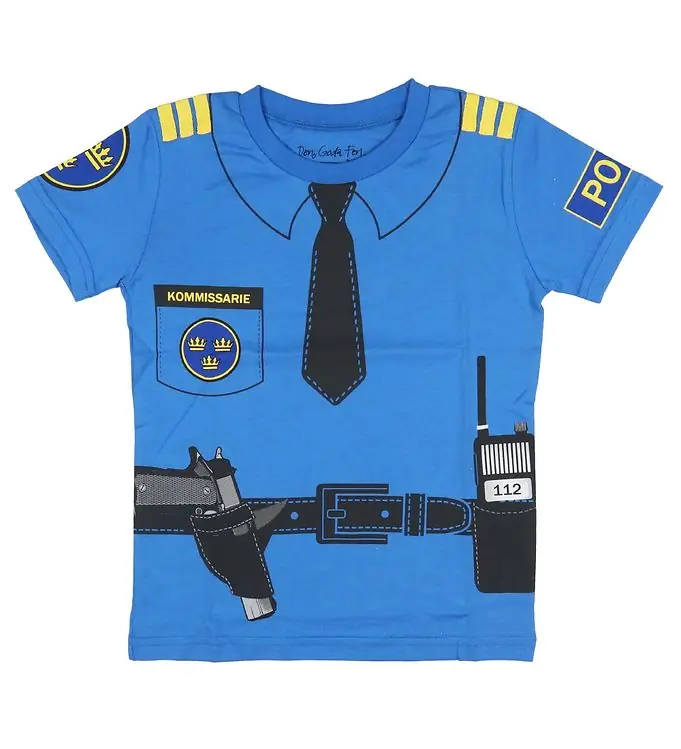 Fabrieksprijs Den Goda Fen Verkleedkleren - Politie - Blauw