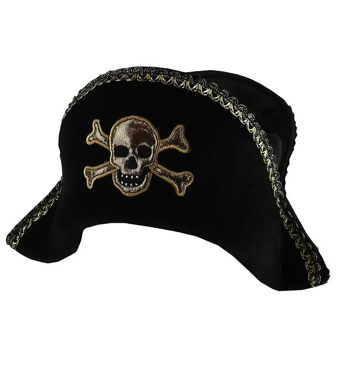 Den Goda Fen Kostuum - Piratenhoed - Zwart Lage Kosten