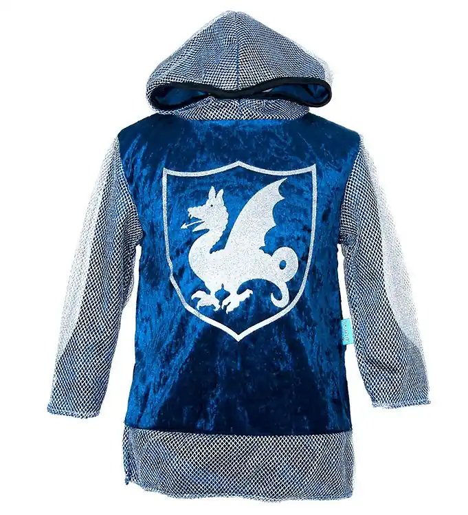 Den Goda Fen Kostuum - Ridder - Blauw Veilige Betaling