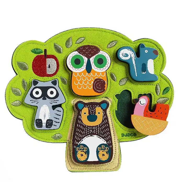 Betrouwbaar Djeco Puzzel - 5 Bakstenen - Vilt/Hout - Oski