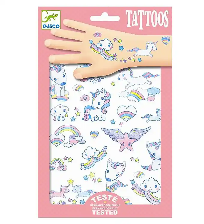 Djeco tatoeage - Eenhoorns Dagaanbieding