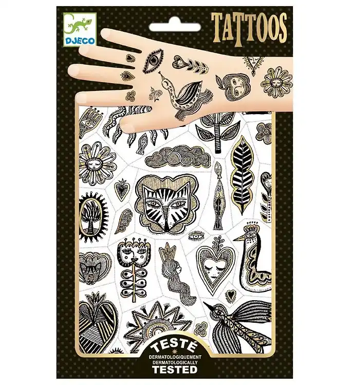 Alleen Vandaag Djeco Tatoeage - Golden Chique