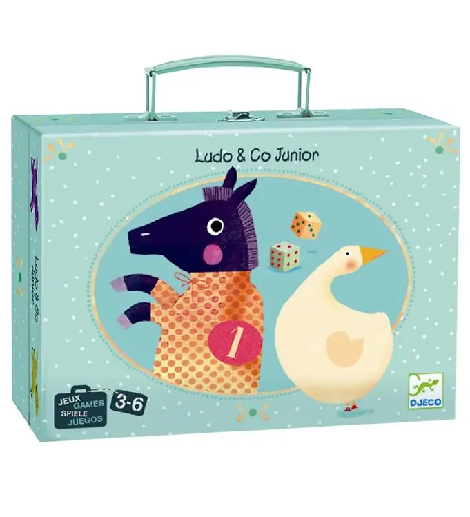 Djeco Spelkoffer - Ludo & Ganzenspel Nieuw