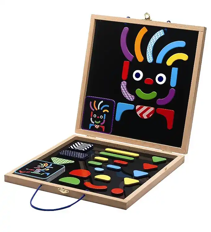 Betaalbaar Djeco Magneten m. Koffer - Geo Bonhomme