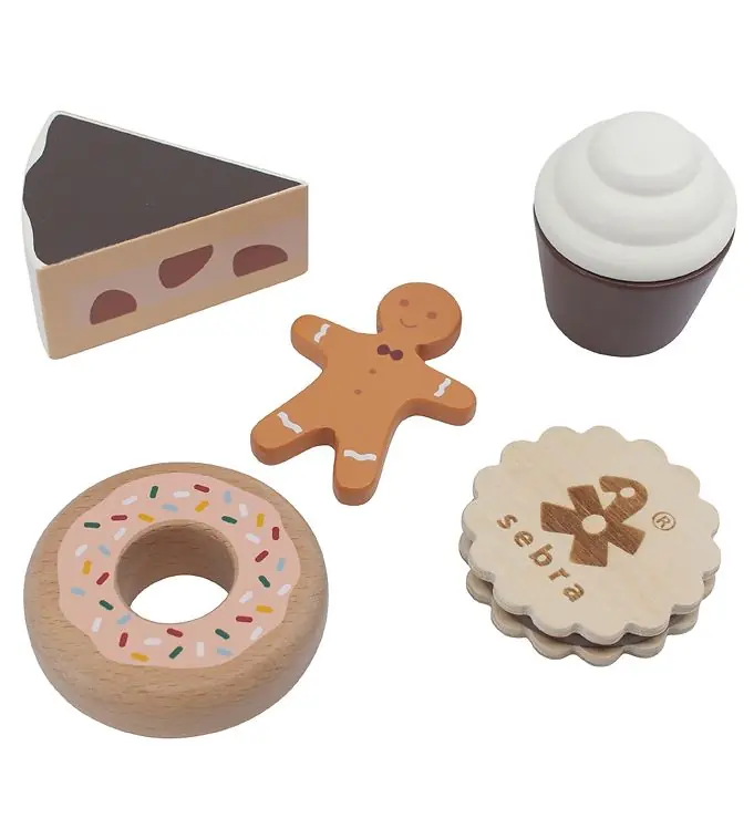 Sebra Speelgoedeten - Hout - Taarten & Koekjes Express Levering