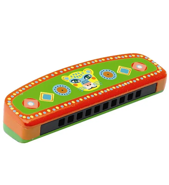 Djeco Mondharmonica - Hout - Multicolour Bestseller