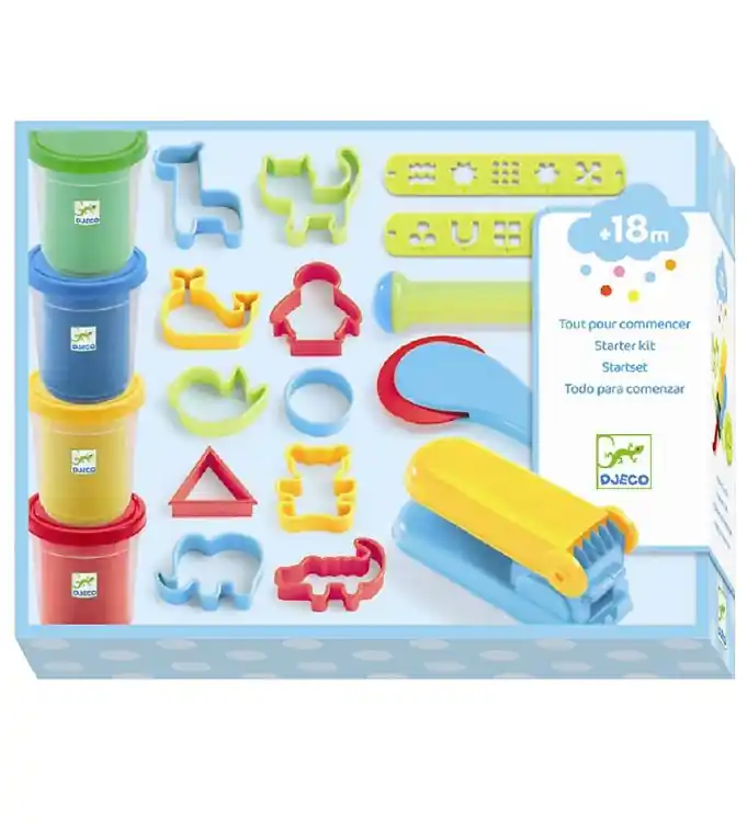 Nieuw Djeco Speelklei - Startset - 21 Onderdelen - Klassiek