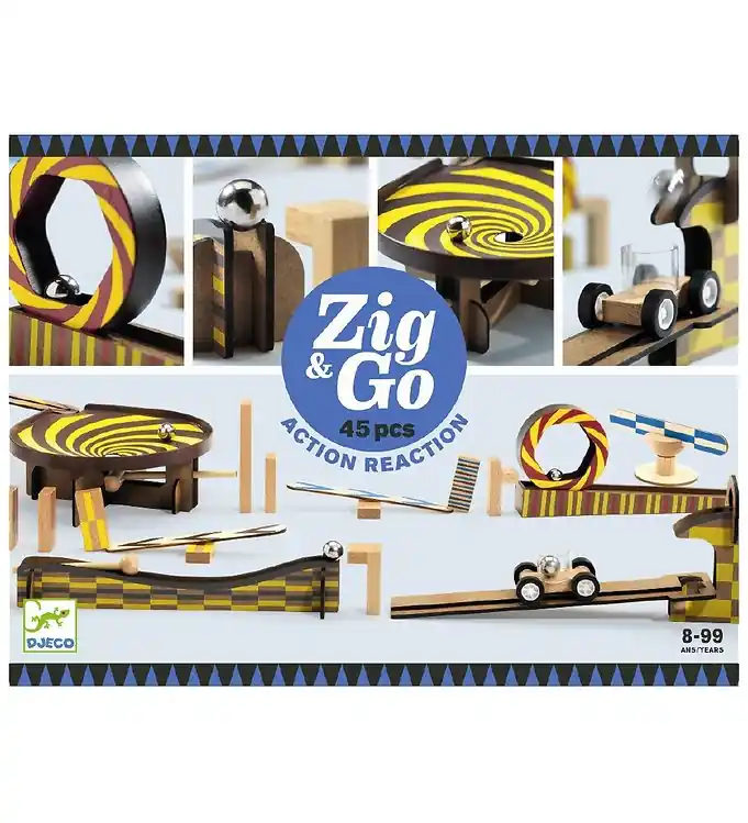 Bestseller Djeco Knikkerbaan - 45 Onderdelen - Zig & Go - Hout