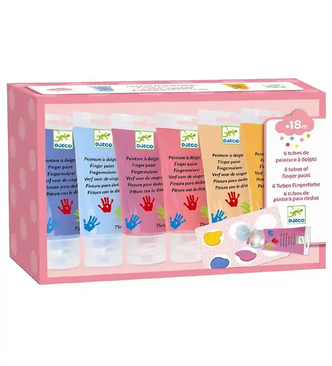 Djeco Vingerverf - 6 st. - Pastel Laatste Kans