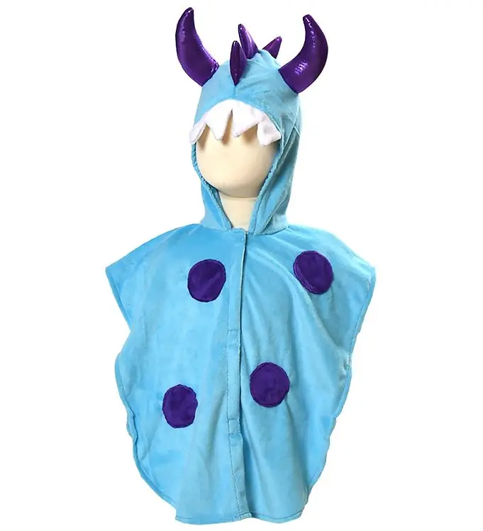 Den Goda Fen Kostuum - Monster - Blauw Dagaanbieding