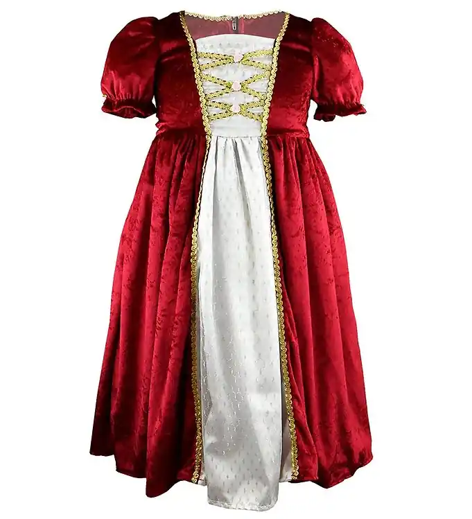 Den Goda Fen Kostuum - Prinsessenjurk - Rood Snelle Levering