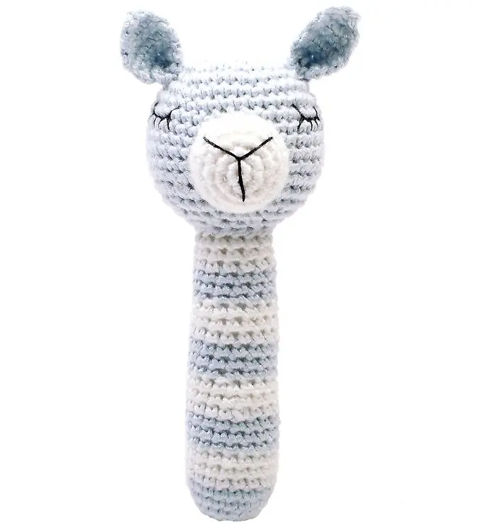 Dagaanbieding NatureZoo Rammelaar - Lama - Lichtblauw