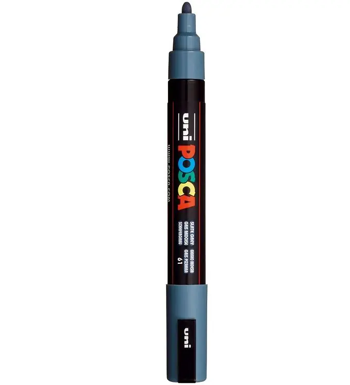 Posca Viltstift - PC-5M - Leigrijs Goedkoop