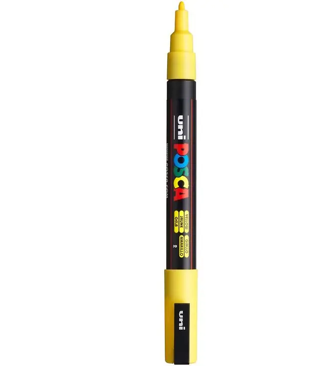 Posca Viltstift - PC-3M - Geel Beperkt Aanbod