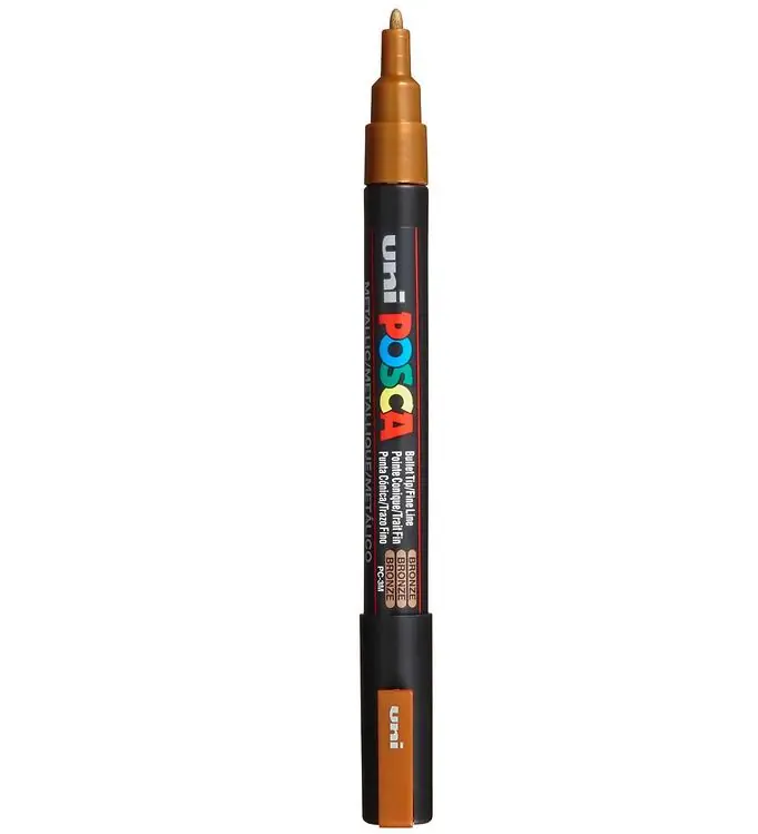 Posca Viltstift - PC-3M - Metallic Brons Laatste Versie