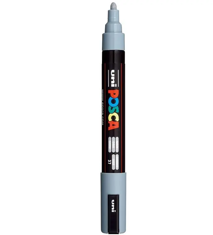 Bestel Nu Posca Viltstift - PC-5M - Grijs