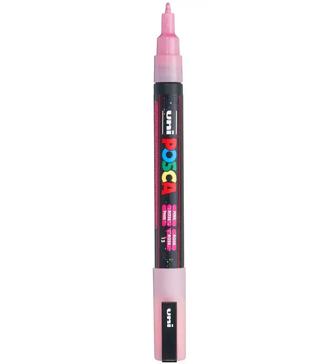 Actieprijs Posca Viltstift - PC-3ML - Roze m. Glitter