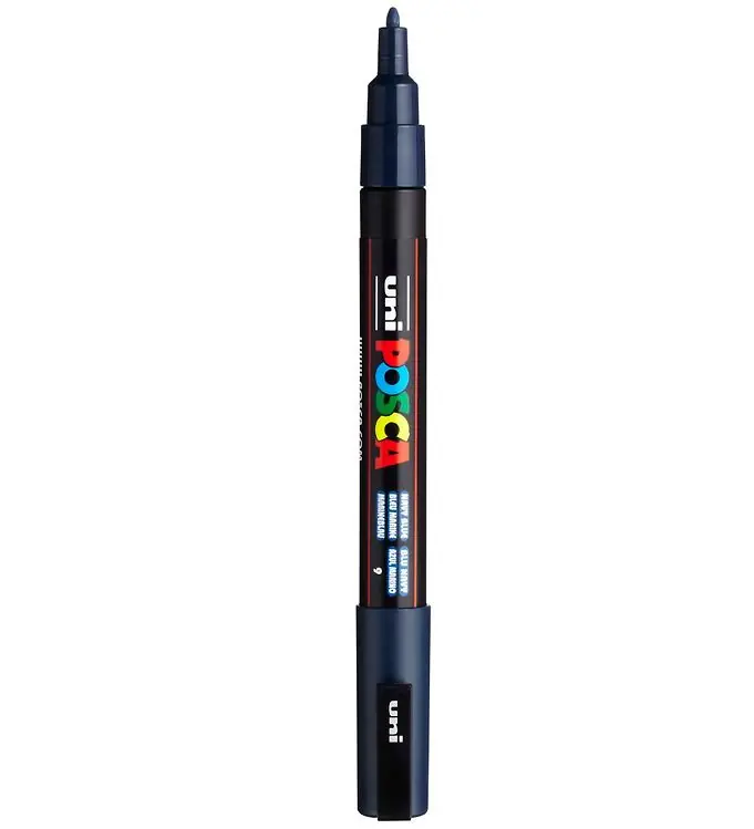 Op = Op Posca Viltstift - PC-3M - Marineblauw
