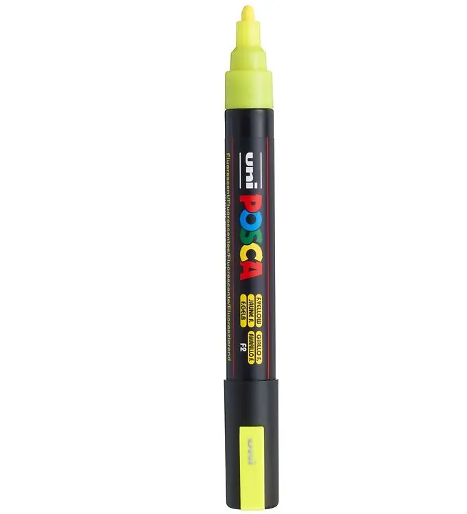 Koop Online Posca Viltstift - PC-5M - Neon Geel
