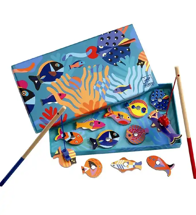 Meest Verkocht Djeco Visspel - Magnetisch - Grafisch Vis