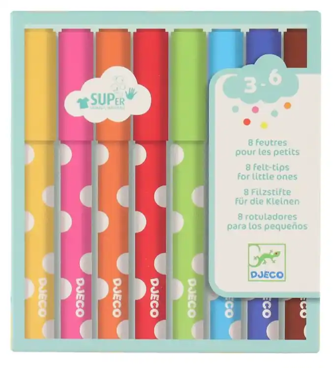 Koop Vandaag Djeco Markers - 8 st. - Multicolour