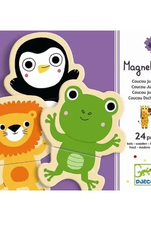Alleen Vandaag Djeco Magneten - 24 st. - Hout - Coucou