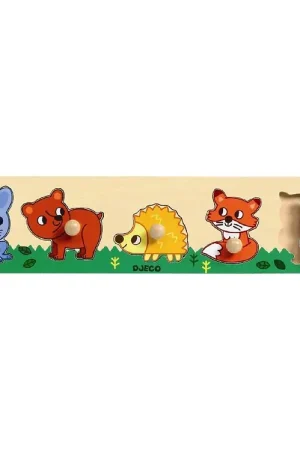 Voordeelprijs Djeco Puzzel - 5 Bakstenen - Hout - Bosdier