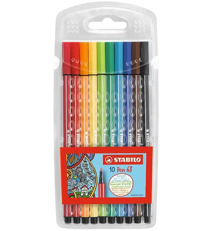 Stabilo Markers - Pen 68 - 10 st. - Multicolour Express Levering
