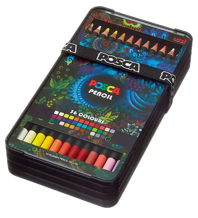 Express Levering Posca Kleurpotloden - 36 st. - Multicolour