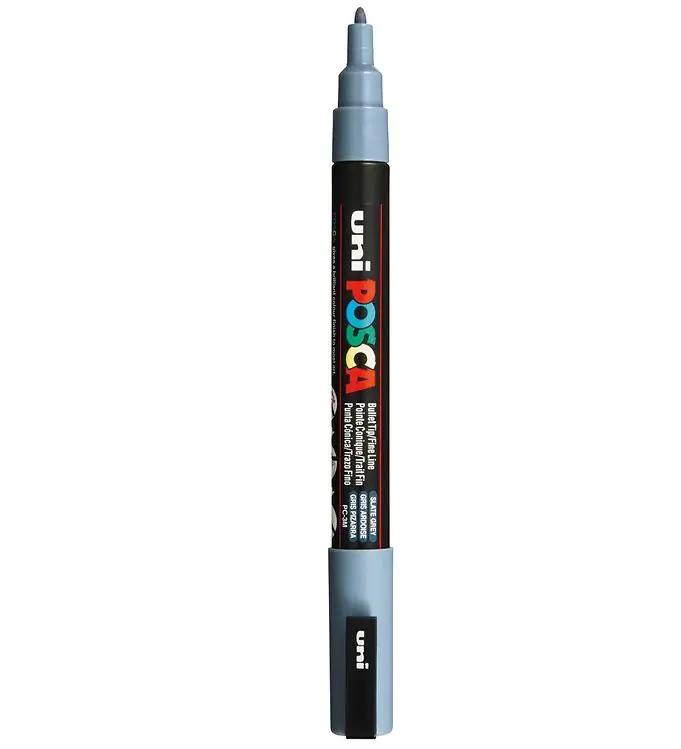 Posca Viltstift - PC-3M - Leigrijs Populair
