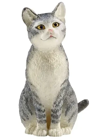 Weekendaanbieding Schleich Dier - Zittend Kat - H: 4,5 cm 13771