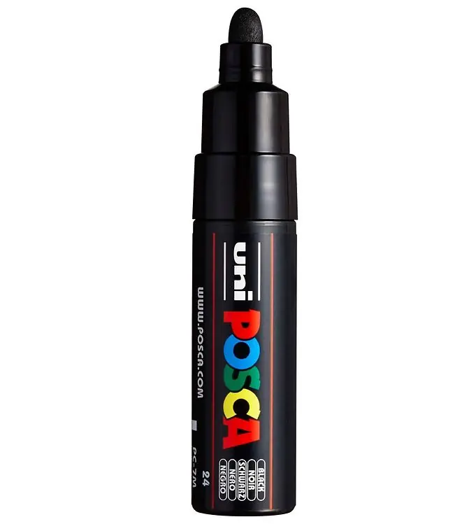 Posca Viltstift - PC-7M - Zwart Bestel Nu
