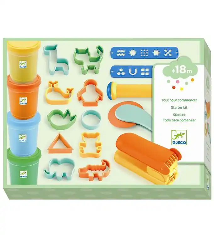 Nieuw Djeco Speelklei - Startset - 21 Onderdelen - Pop