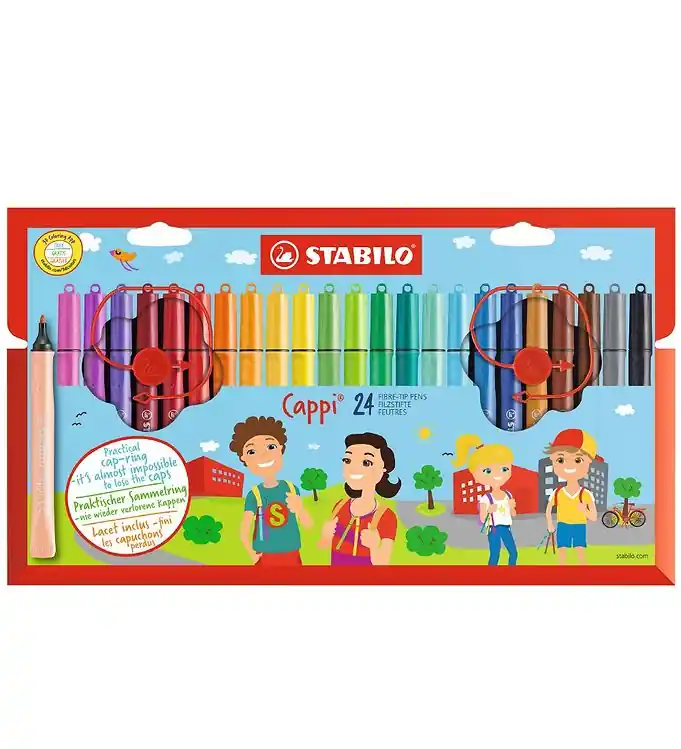 Stabilo Markers - Cappi - 24 st. - Multicolour Meest Verkocht