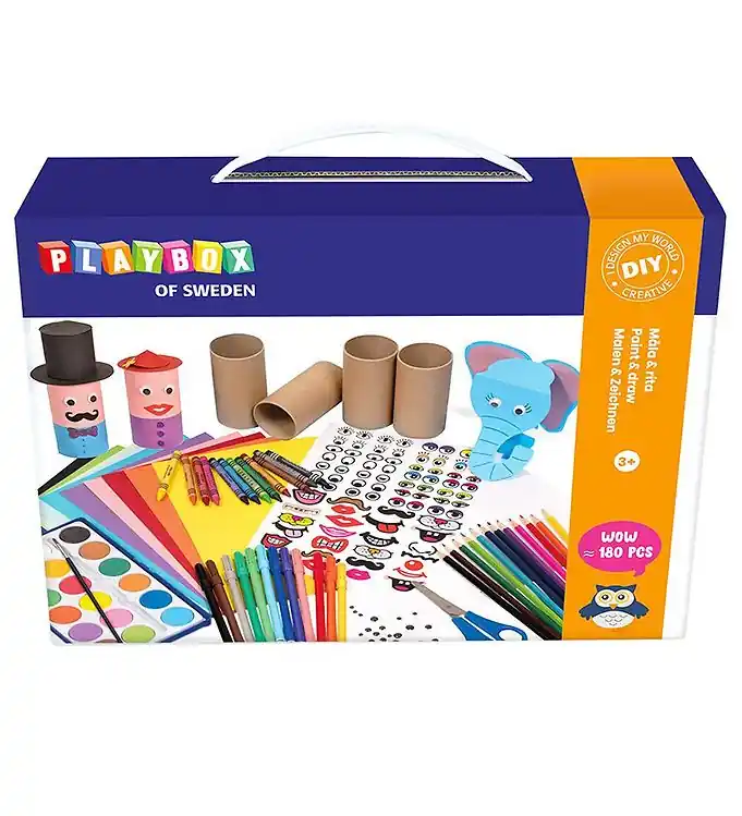 Playbox Creatieve doos - Verf & Symbolen - 180 Onderdelen Dagaanbieding
