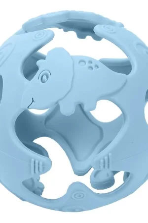Tiny Tot Bijtbal - Silicone - Baby Blauw Hoge Kwaliteit