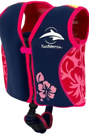 Konfidence Zwemvest - Original - Navy Hibiscus Beperkte Voorraad